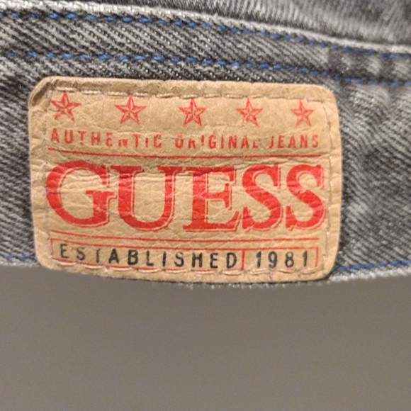 Black denim 3xl (2xl) Guess jacket from the  late 80s - Picture 6 of 13